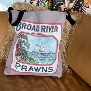 Broad River Shrimp canvas Tote
